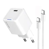 COLORWAY CW-CHS056PDC-WT GaN Mini 35W AC töltő USB-C PPS PD fehér #4