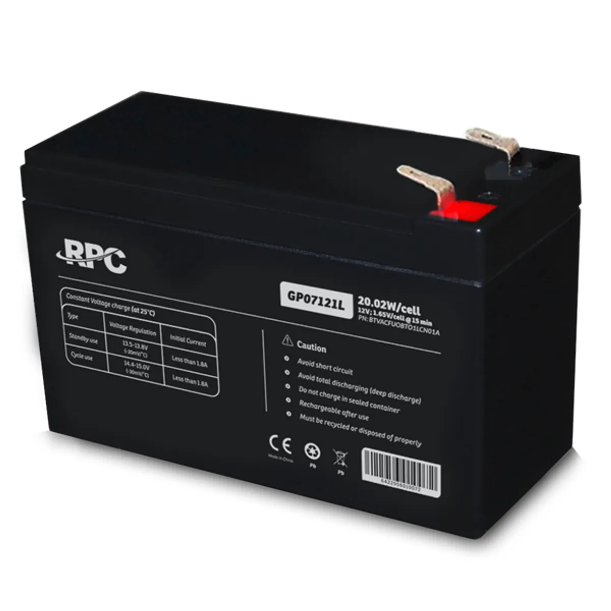 NJOY BTVACFUOBTA1LCW01A Akkumulátor 12V 20.02W gondozásmentes T1-F1 #1