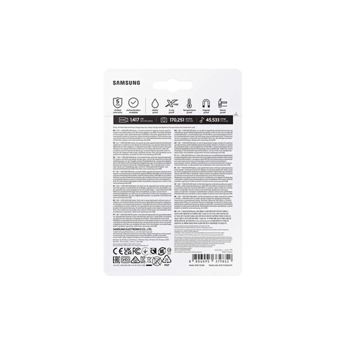 SMG PCC MUF-512AB/APC USB flash meghajtó USB-A 512 GB USB 3.1 Fekete 400 MBps 110 MBps #8