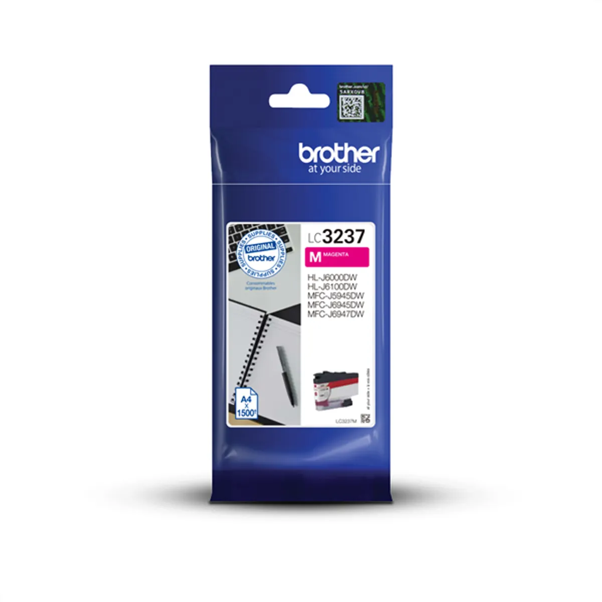 BROTHER LC3237M Tintapatron Magenta 1500 oldal #2