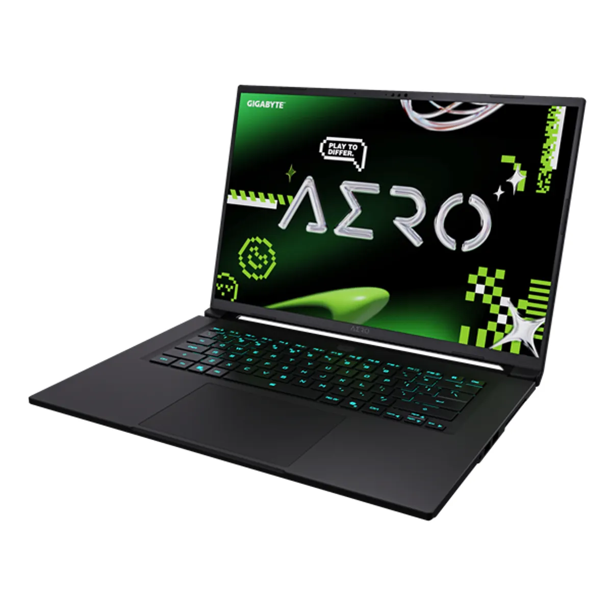 GIGABYTE 1WH93EEC64AH AERO X16 Ryzen AI 7 350 RTX 5070 16" WQXGA 2560x1600 165Hz 64GB DDR5 5600MHz PCIe NVMe M.2 US billentyűzet #3