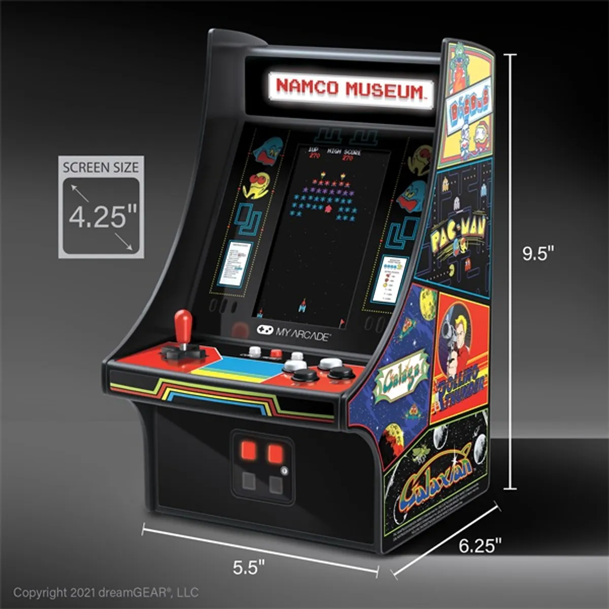 MY ARCADE DGUNL-3226 Namco Museum 20in1 mini lejátszó 10" kijelző #2