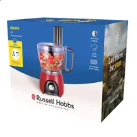 Russell Hobbs 27110-56 Desire Red konyhai robotgép 2,3 l keverőtál 1,5 l turmixkehely 600 W 2 sebességfokozat pulzáló #5