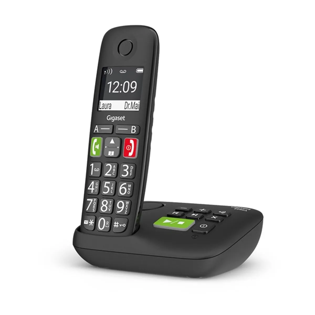 Gigaset S30852-H2921-S201 E290A fekete üzenetrögzítő, kihangosítás, telefonkönyv 150 szám, babafigyelő, telefonszám blokkolás #4