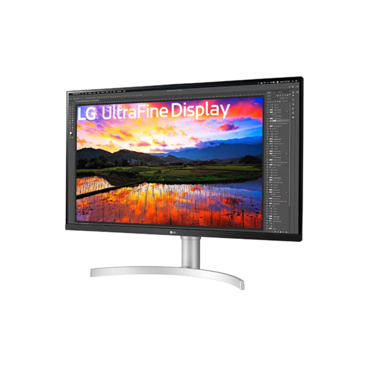 LG MON 32UN650K-W.AEU 32UN650K 31.5" IPS UHD HDR 60Hz 5ms HDMI DisplayPort VESA 100x100 állítható magasság dönthető hangszóró fejhallgató kimenet #1