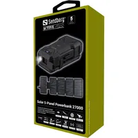 Sandberg 421-06 Akkubank napelemes 5-panel 27000 mAh IP54 vízálló #9