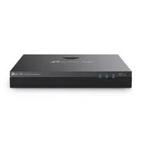 TP-LINK VIGI NVR2016H 16 csatornás hálózati videórögzítő 4K-felbontás, 10 TB tárhely, HDMI-VGA, 2xSATA, H265, H264, ONVIF
