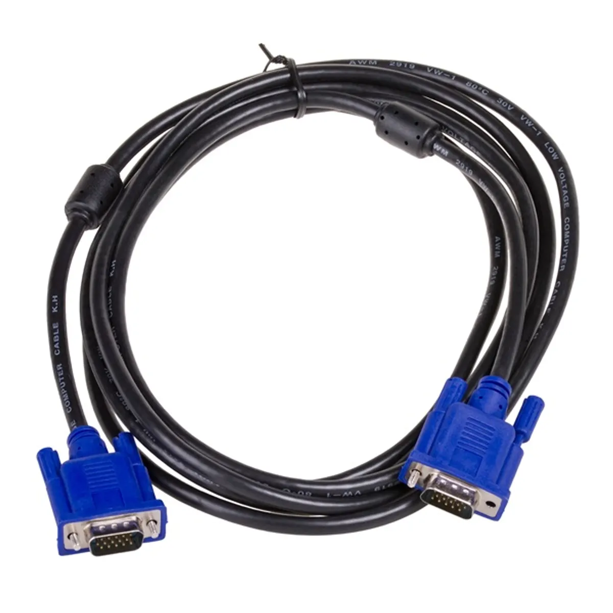 Akyga AK-AV-07 VGA-kábel 3 m ferriteszűrővel VGA-M-M fekete #1