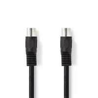 Nedis CAGL20000BK30 DIN audio kábel, DIN 5 tűs dugó, árnyékolt, 3 m, nikkelezett #2