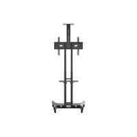 MULTIBRACKETS 7350073732319 M Public Floorstand Basic 150 32-60" max VESA 600x400 mm fekete 50 kg AV shelf és kamera tartó 4 db zárható kerék #4