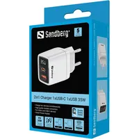 Sandberg 441-52 2in1 töltő 1x USB-C 1x USB 35W #3