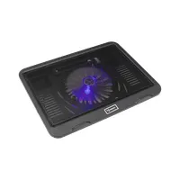 SBOX CP-19 Notebook hűtőpad 15,6" 1x140 mm ventilátor USB hub állítható dőlésszög fekete #1