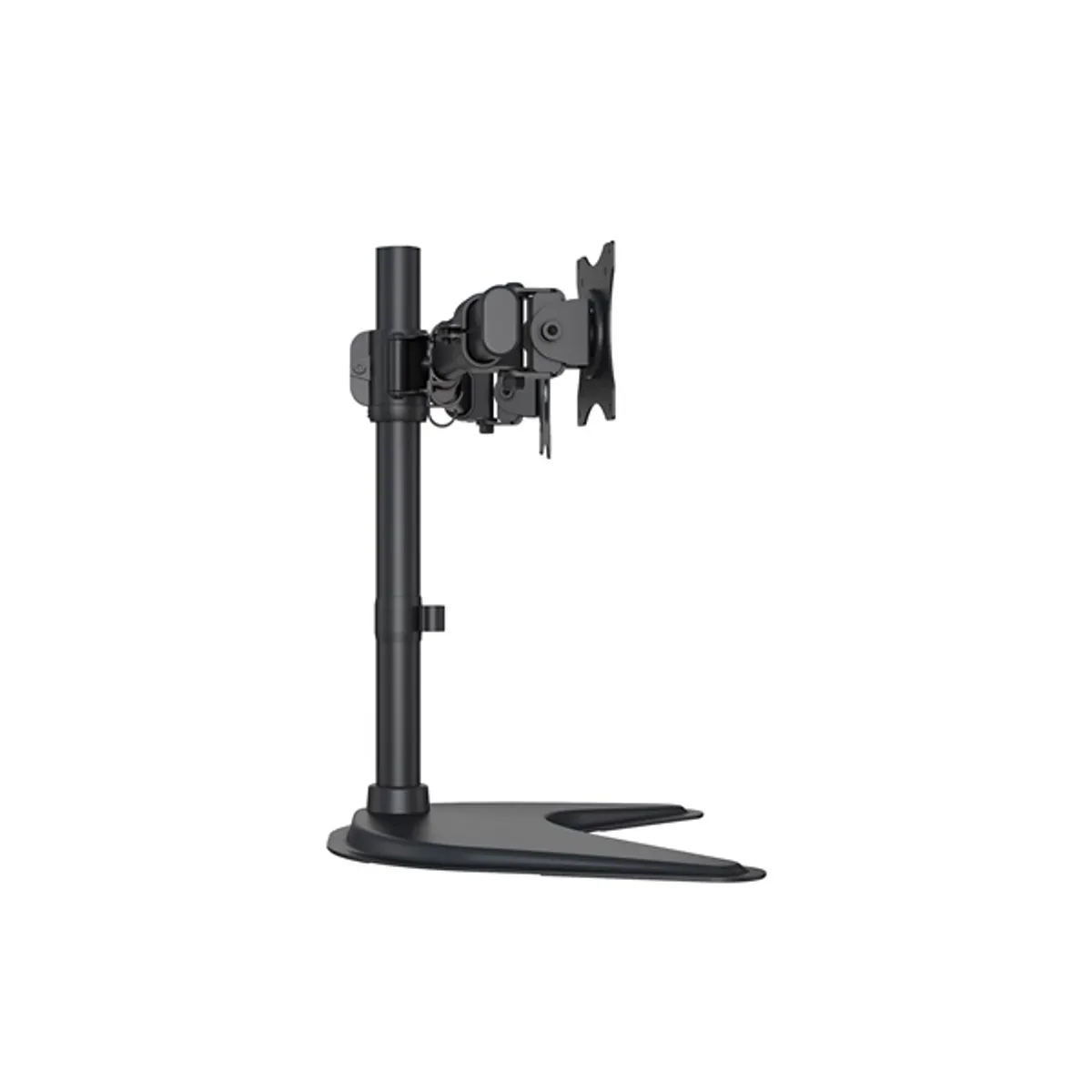MULTIBRACKETS 7350073733330 M Deskstand Basic Dual 15-27" fekete 75x75 100x100 mm, 8 kg, magasság 100-450 mm, tilt 45 fok, forgó 360 fok #5