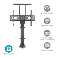 NEDIS TVSM5840BK motoros TV-emelő 37-80" Wi-Fi SmartLife, 50 dB, VESA 200x200-600x400