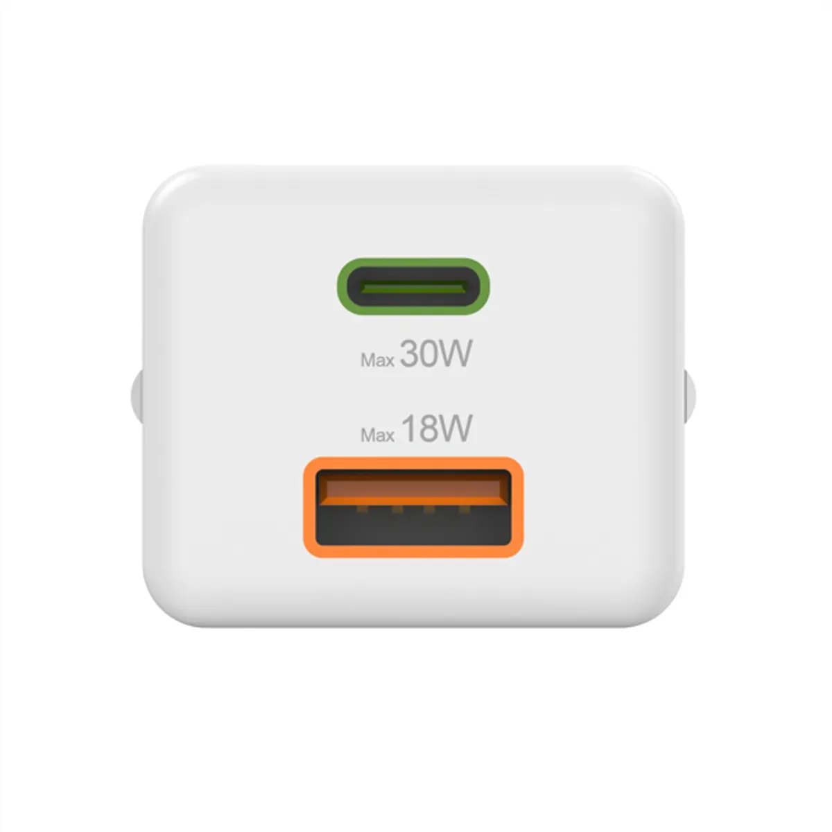Hama 00201992 GaN töltő PD QC 3.0 30W, 2-portos USB-C USB-A 100-240V fehér #2