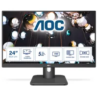 AOC 24E1Q 23.8" IPS LED monitor fekete 1920x1080 60Hz 5ms HDMI DP VGA beépített hangszóró