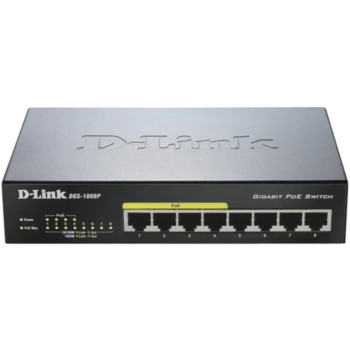 DLINK DGS-1008P/E 8-portos PoE gigabites kapcsoló 16 Gbps #1