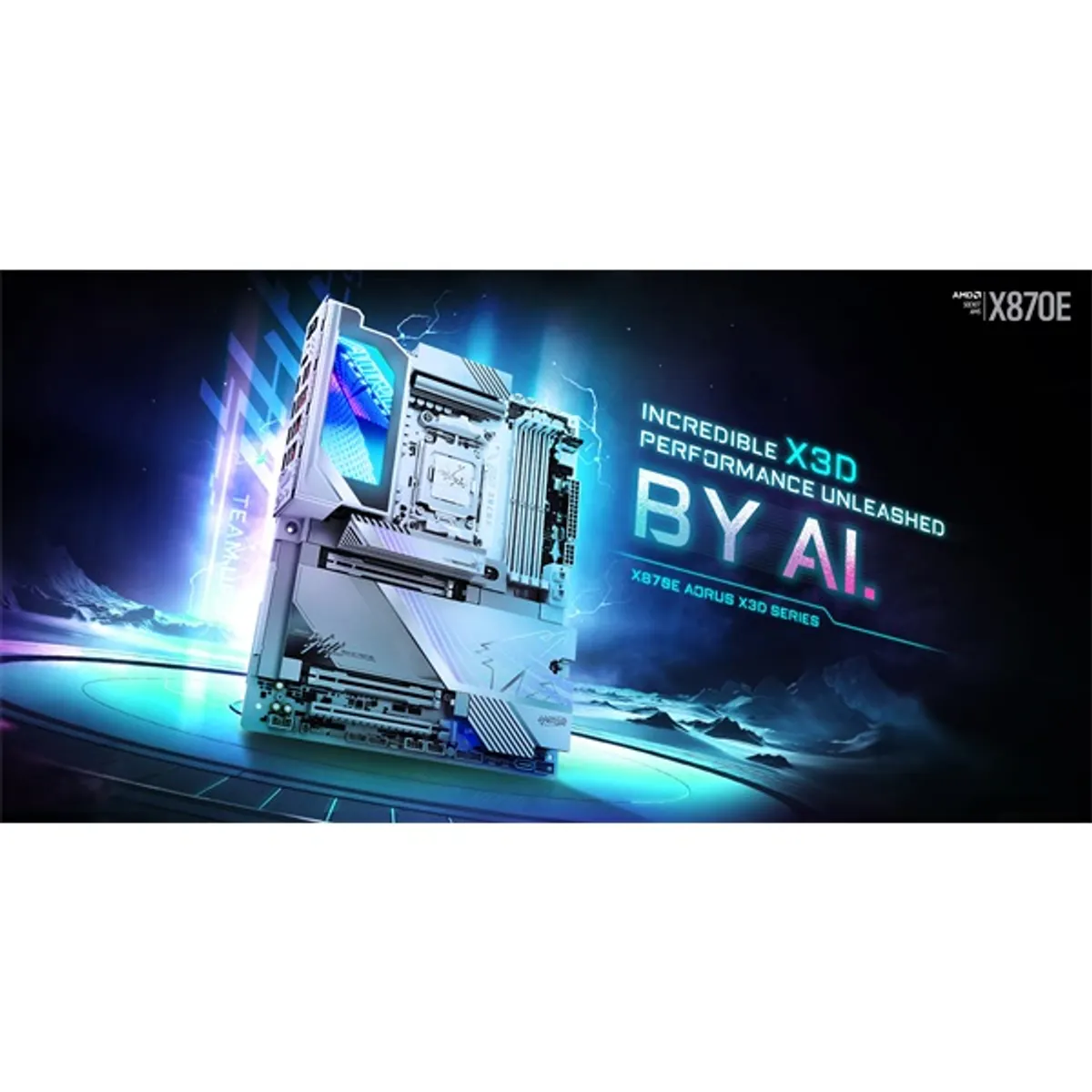 Gigabyte X870E AORUS MASTER X3D ICE Aorus Master X3D Ice AM5 ATX DDR5 256GB 4 db M.2 HDMI DP RAID Beépített Wi-Fi 2xLAN USB 3.1 15 #1
