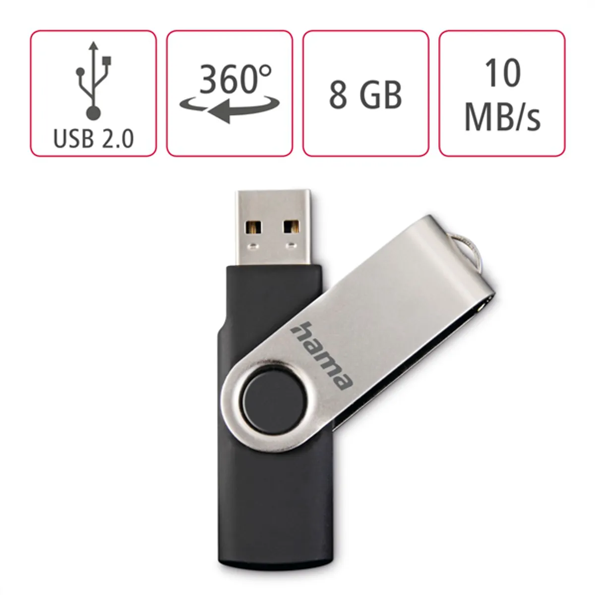 Hama 00090891 Rotate 8GB USB-A USB 2.0 #3