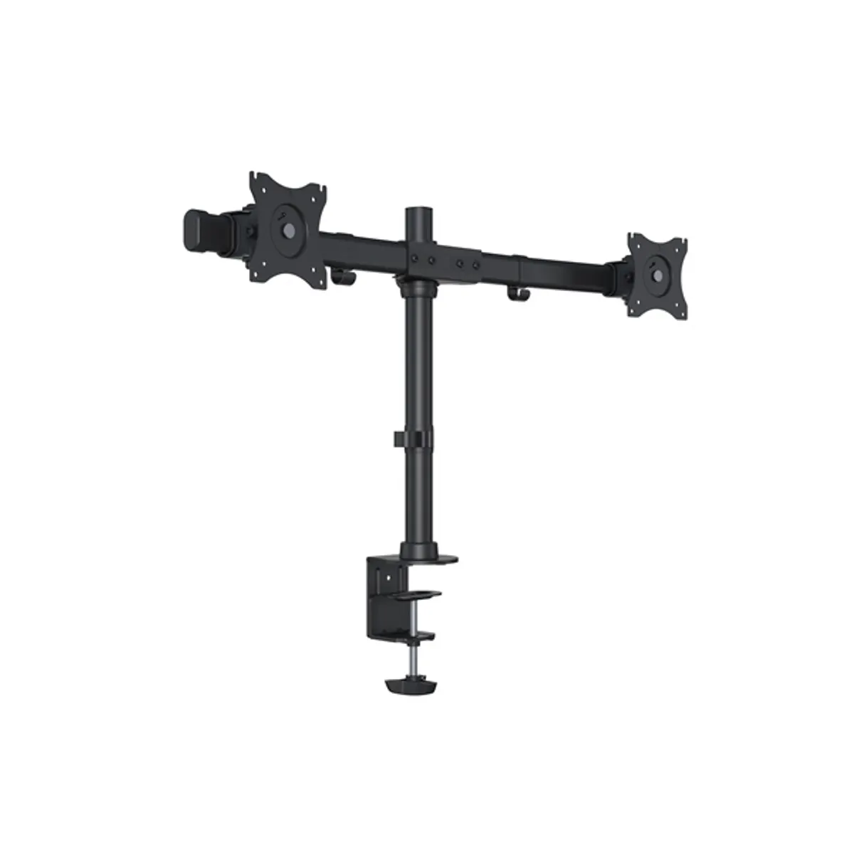 MULTIBRACKETS 7350073733309 M Deskmount Basic Dual 15-27" Fekete 75x75 100x100 VESA Dönthető Forgatható 7,5 kg #1