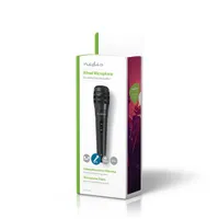 NEDIS MPWD15BK dinamikus mikrofon 5 m levehető kábel 600 ohm 80 hz-12 khz -75 db integrált kapcsoló utazó tok #3