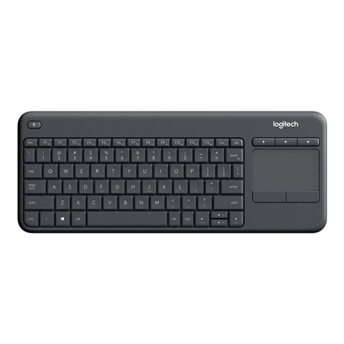 LOGITECH 920-007145 K400 Plus érintőpados vezeték nélküli billentyűzet US elrendezés Windows és Android kompatibilis multimédiás #1