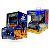 MY ARCADE DGUNL-3279 Space Invaders Micro Player 6.75" kijelző micro USB vagy 4x AA tápellátás 3,5 mm fejhallgató-csatlakozó hangerő-szabályzó