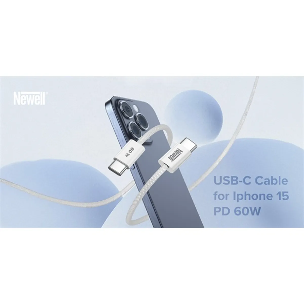 Newell NL4442 USB-C kábel 60W 2 m #5