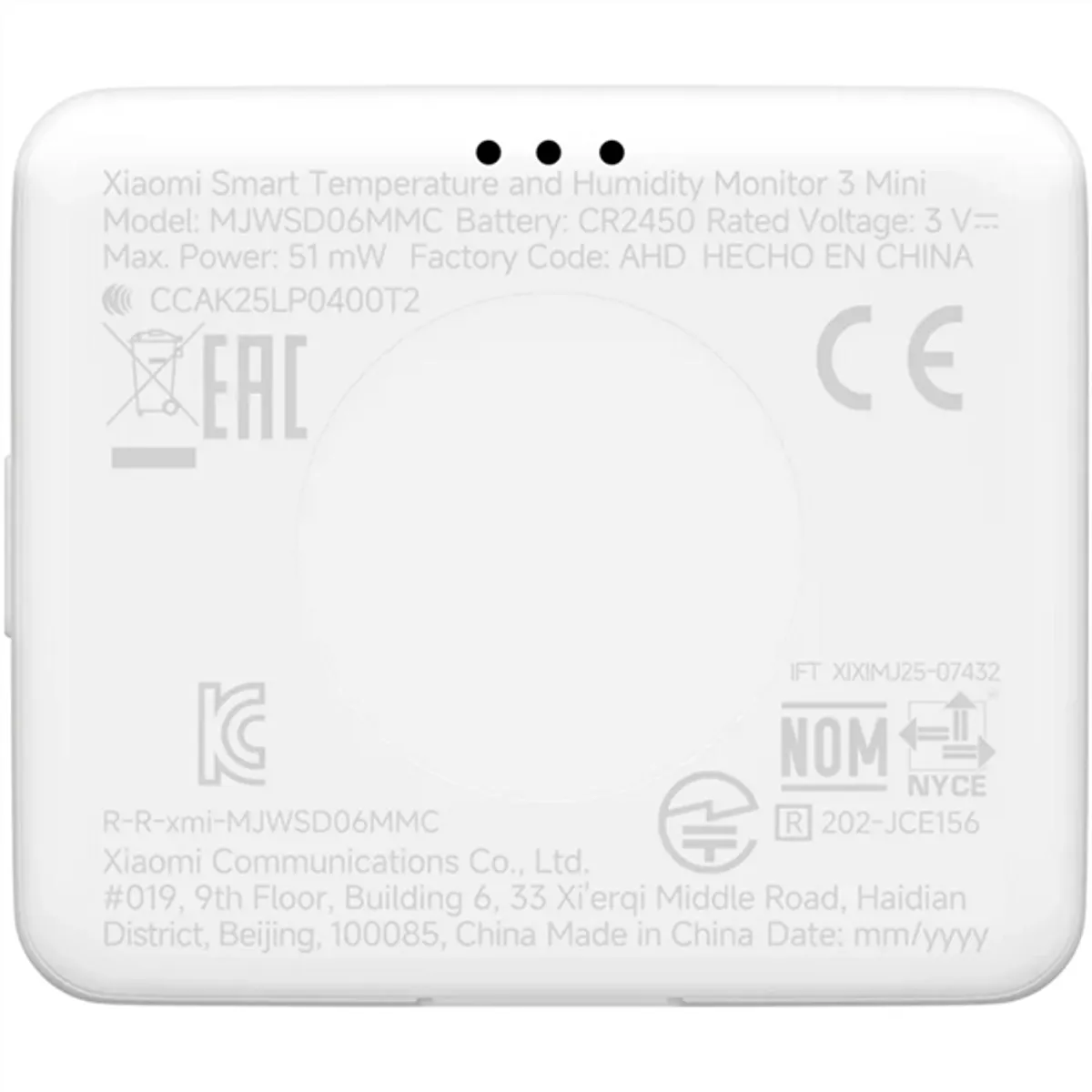 Xiaomi QBH4312GL hőmérséklet és páratartalom mérő 3 mini Bluetooth #4