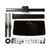 Nedis TVSM2330BK asztali tv-állvány 32"-65" VESA 200x100-600x400 forgatható dönthető -10-+5 fok edzett üveglap 8 mm #4