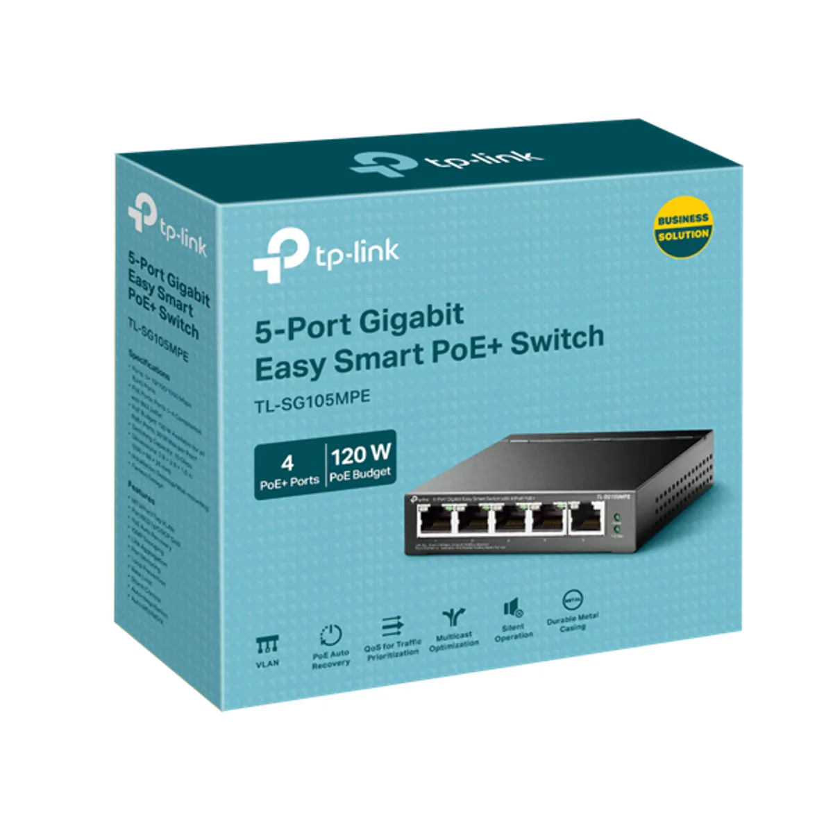 TP-LINK TL-SG105MPE 5-Port Gigabit Easy Smart Switch with 4-Port PoE+ #2