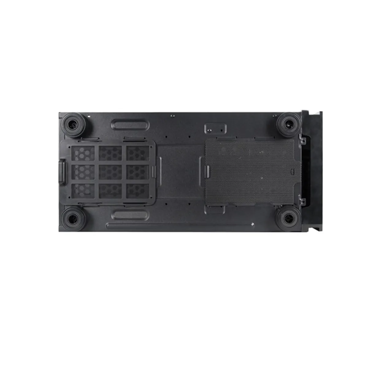 Chieftec AL-02B-TG-OP Hawk fekete edzett üveg oldalpanel alumínium előlap 1x5.25" külső 2x3.5" és 2x2.5" belső ATX mini ITX mATX #6