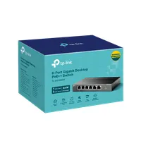 TP-LINK TL-SG1006PP 6-portos Gigabit asztali kapcsoló 3 PoE plus port és 1 PoE plus port 12 Gbps 64 W #3