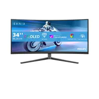 Phi mon 34M2C6500-00 OLED 34" 21:9 1800R 175 Hz 0,03 ms HDR HDMI DP USB beépített tápegység dönthető forgatható állítható magasság VESA 100x100