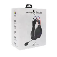 Whiteshark GH-2140 Ox RGB gamer fejhallgató 50 mm meghajtó USB és 2x 3,5 mm, RGB világítás, mikrofon eltávolítható, 20-20000 Hz #9