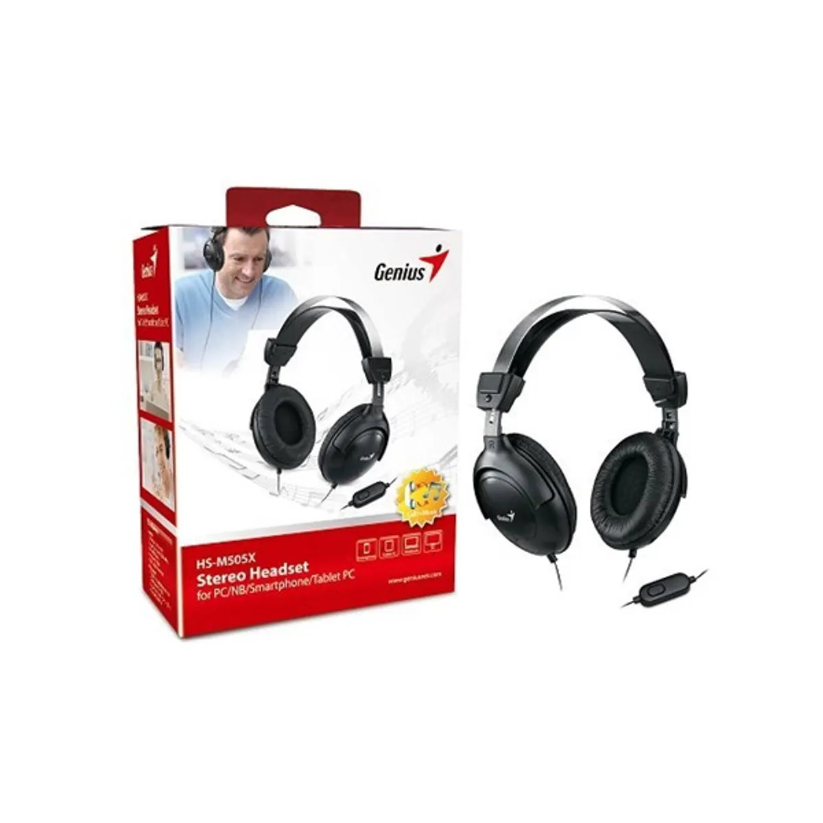 GENIUS HS-M505X fejhallgató 3.5mm Jack mikrofon igen sztereó #1