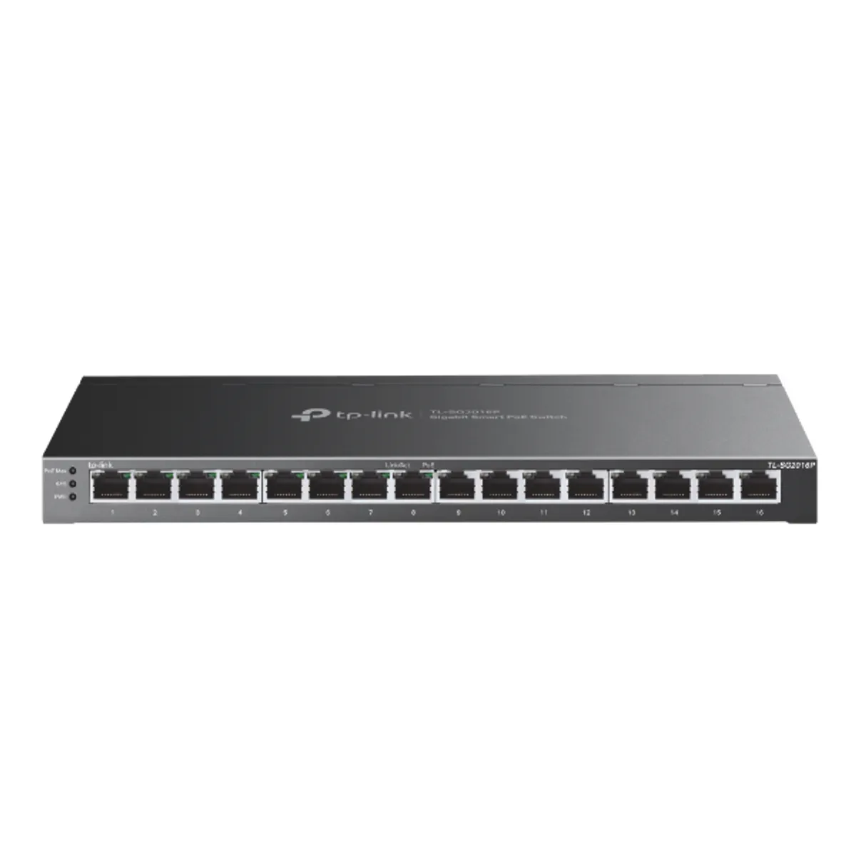 TP-LINK SG2016P Omada switch 16-portos gigabites 8 PoE port 120 W rack-be szerelhető #1