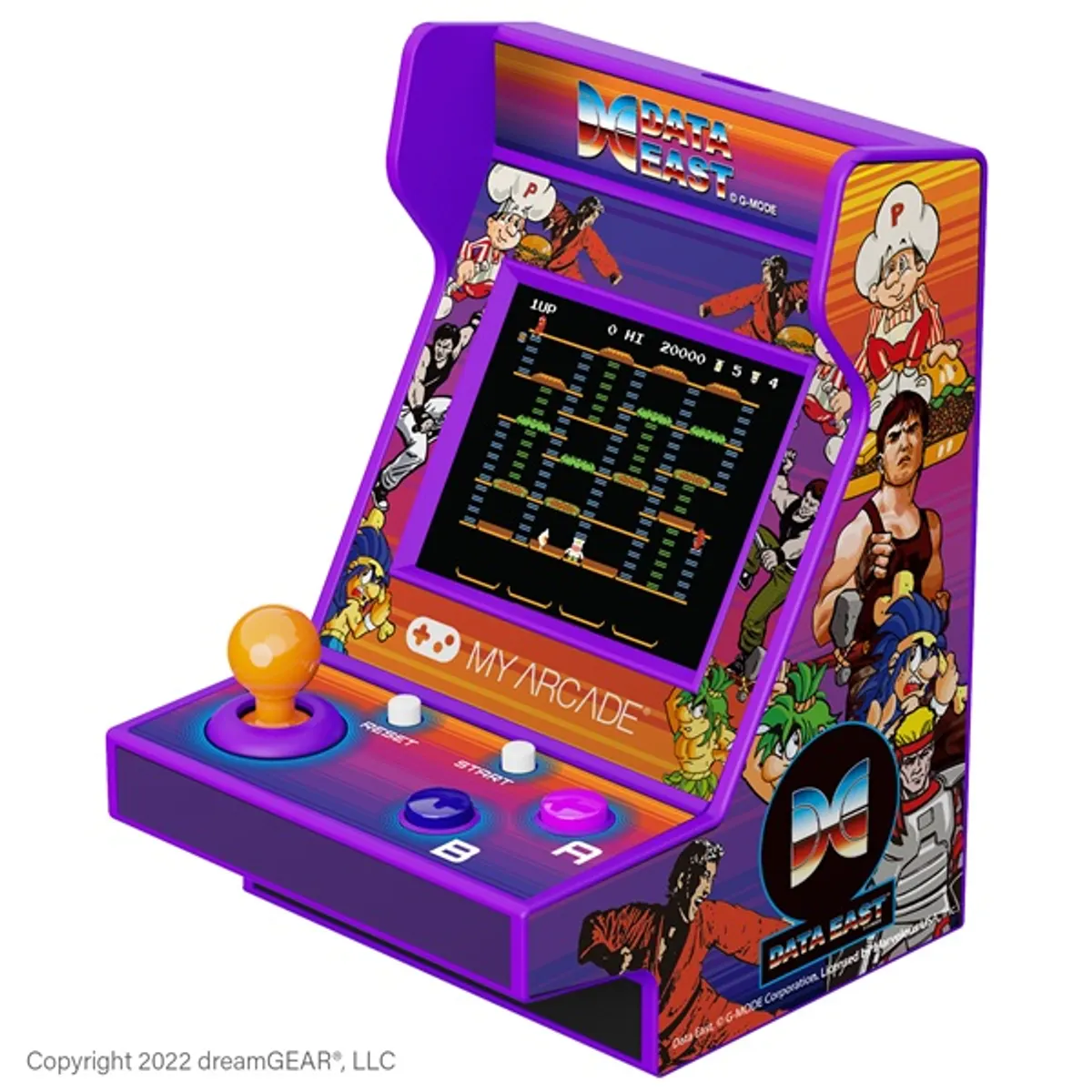 My Arcade DGUNL-4118 Data East Pico Player 3.7" kijelző, 8 engedélyezett játék, 100 retro bónuszjáték, AAA elem #2