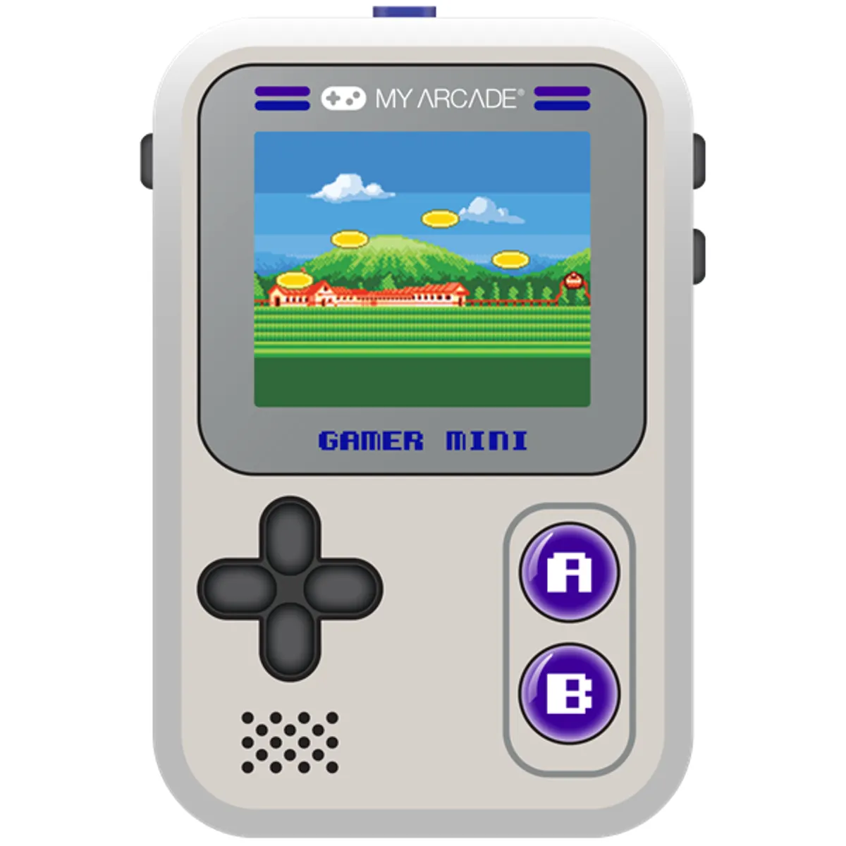 My Arcade DGUN-3924 Gamer Mini Classic 160in1 szürke-lila hordozható #5