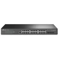 TP-LINK SG3428X Omada 24x1Gb RJ45 4x10G SFP kapcsoló rackbe szerelhető L2