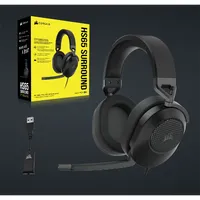 CORSAIR CA-9011270-EU HS65 Surround 50 mm meghajtók, Dolby Audio 7.1, USB adapter, iCUE SoundID, 3,5mm csatlakozás #8