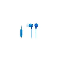 Sony MDREX15APLI.CE7 fülhallgató 3,5 mm jack mikrofonos kék vezetékes sztereó