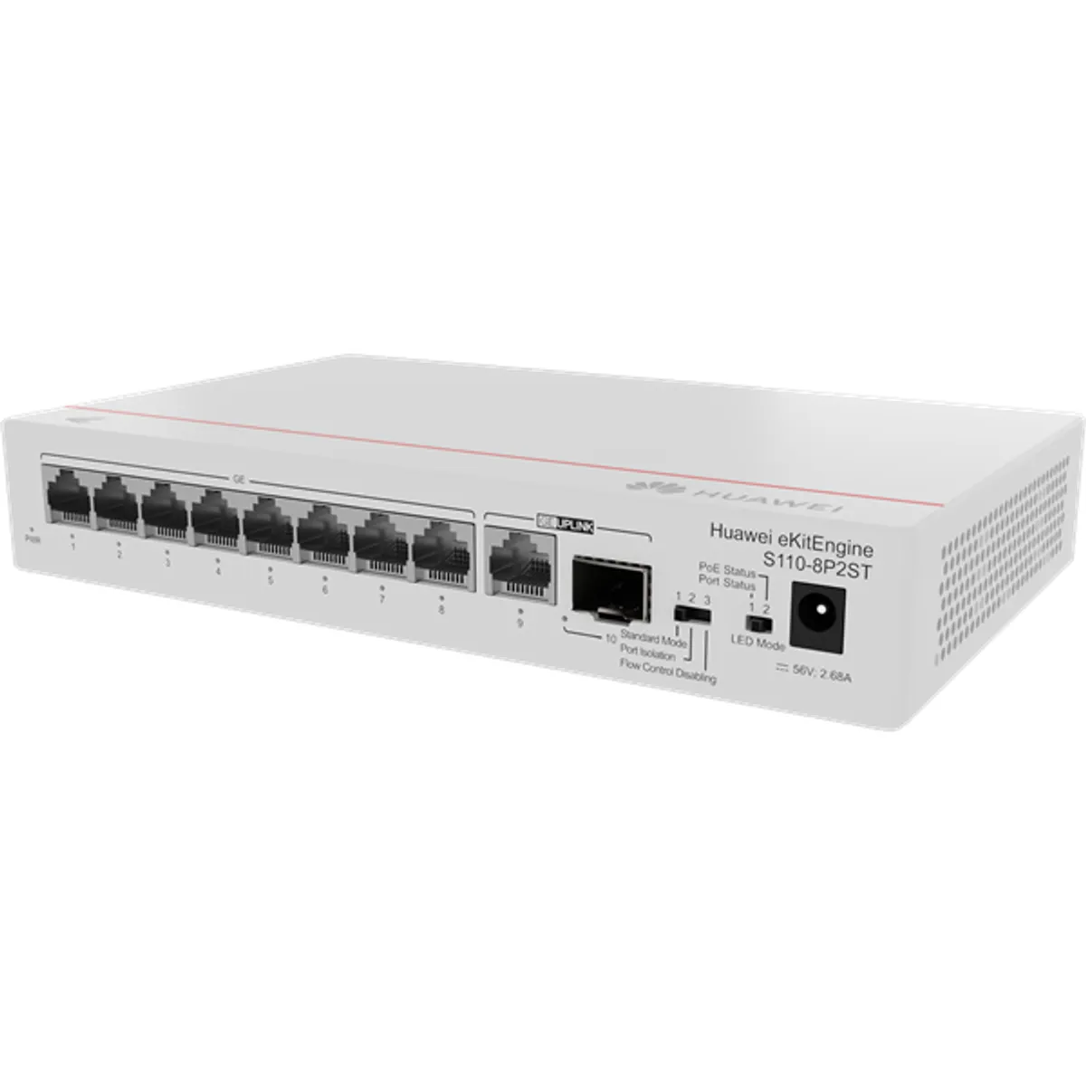 Huawei eKit 98012269 nem menedzselt PoE kapcsoló 10 port 1 Gbps réz SFP:1 14,88 Mpps 20 Gbps #3