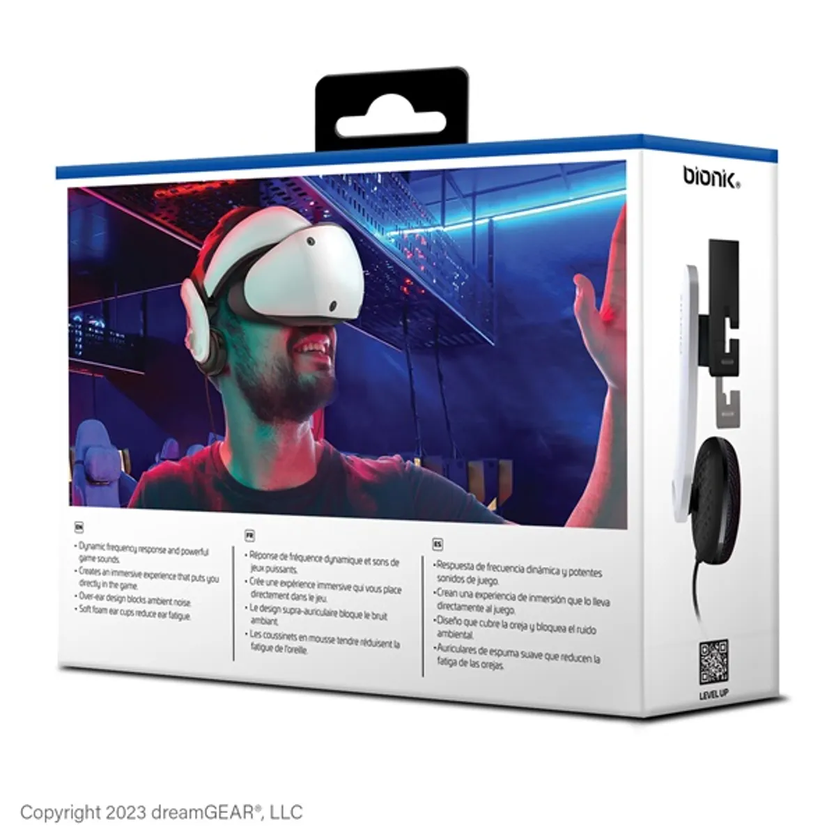 Bionik BNK-9100 Mantis Pro PS VR2 sztereó fejhallgató #6