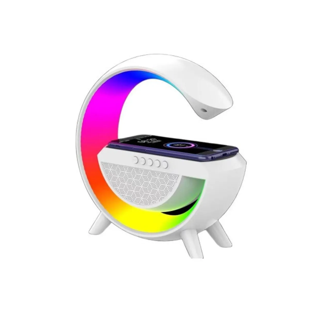 BLACKBIRD BH1513 Bluetooth hangszóró LED-es, vezeték nélküli töltés 10W, USB/TF kártya/AUX bemenet, FM, TWS, 3-7 óra #1