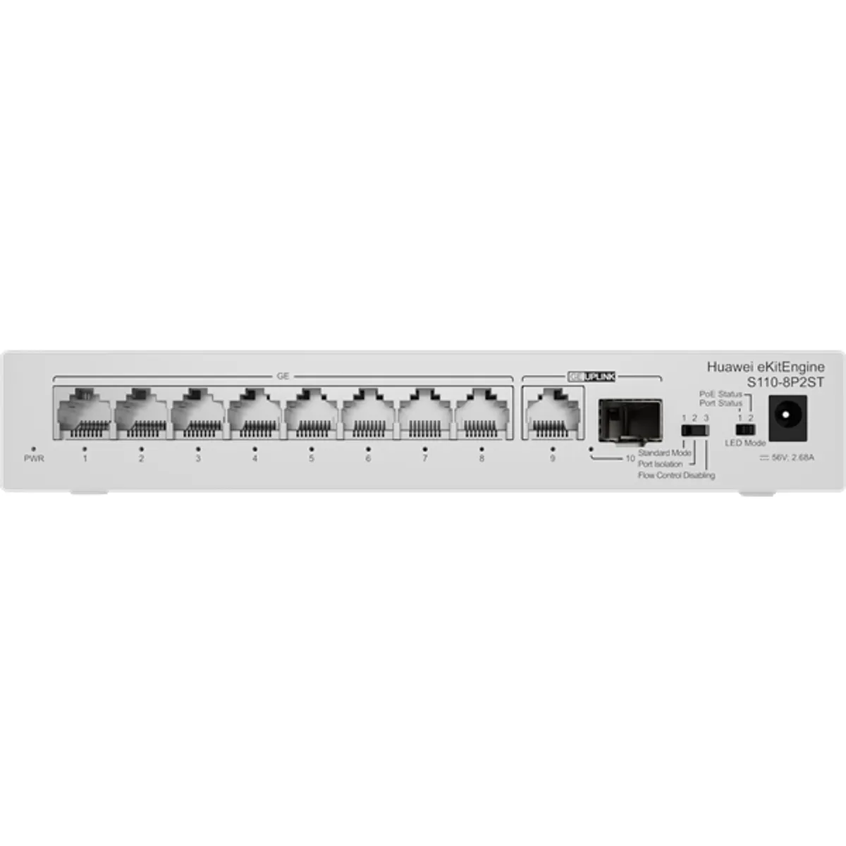 Huawei eKit 98012269 nem menedzselt PoE kapcsoló 10 port 1 Gbps réz SFP:1 14,88 Mpps 20 Gbps #1