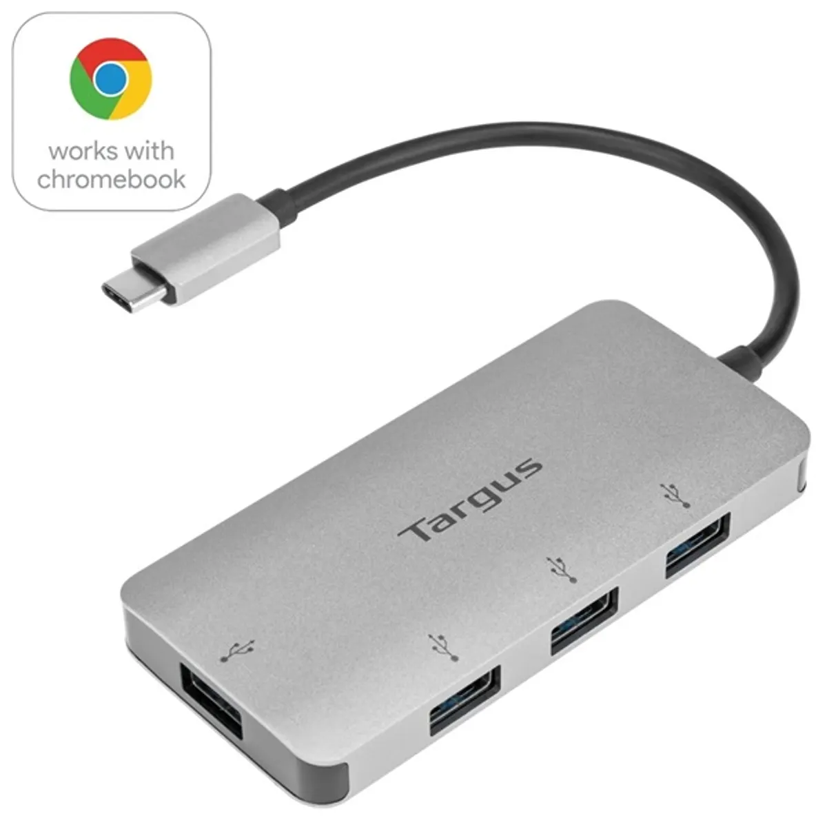 TARGUS ACH226EU USB-C hub 4-portos USB-A 5Gbps 900 mA port Works With Chromebook #1