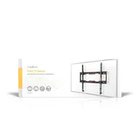 NEDIS TVWM4030BK rögzített TV-tartó gipszkartonhoz 23–55" csavarok nélküli szerelés max. 35 kg, VESA 75x75–400x400, 28 mm, automatikus reteszelés #3