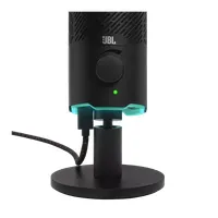 JBL JBLQSTREAMBLK Quantum Stream USB mikrofon 14 mm kondenzátor kardioid és omni 44,1 kHz 48 kHz 96 kHz RGB némítás #6