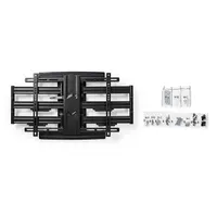NEDIS TVWM6551BK tv-tartókonzol 37-80" 70 kg, VESA 200x100-600x400, forgatható 0-180°, dönthető 15°, 6 forgáspont #7